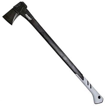 DAHLMANN GA01-XXL Spaltaxt Axt Länge 920 mm Kopfgewicht 1700 g Klingen- und Transportschutz by Granit Black Edition