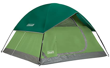 Coleman Sundome 3-Person Tent with Rainfly, Weatherproof Tent Sets Up in 10 Mins