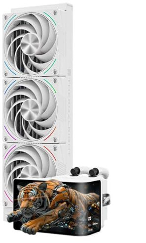 TR Wonder Vision 360 TURBO ARGB - Sistema di raffreddamento ad acqua CPU, schermo curvo da 6,67 pollici con risoluzione 2400 x 1080, per AM4/AM5, LGA1851/1700, 7: 3 rapporti di schermo per 3D
