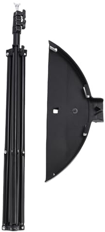 Brrnoo Dartboard-Ständer, Stativ und Montageplatte, Freistehender Dartboard-Halter mit Einstellbarer Höhe für Spiele Im Freien, Rahmen aus Aluminiumlegierung für Stabilität