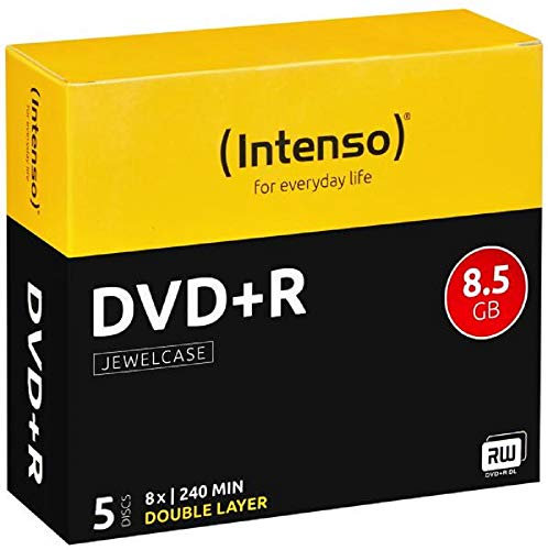 Intenso DVD+R 8.5GB 4X (5) 4311245 Jewel Case