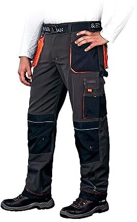 Leber&Hollman LH-FMN-T_SBP48 Formen Protective Trousers, Steel-Black-Orange, 48 Size