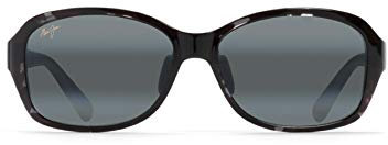 Maui Jim Unisex Sunglasses, Grey koki Beach blk Gry t, M