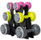 Body Sculpture BW108T Smart Dumbbell Tower | Grey/Pink/Green, 1.5KG, 3KG & 5KG Sets Included