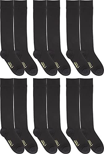RS. Harmony Kniestrümpfe Bambus Super Weich Atmungsaktiv 6 Paar, 43-46, 6 Paar - Schwarz