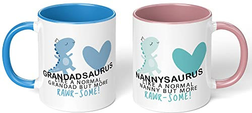 Mugged Off Nanny and Grandad Gift Set Mug Xmas Christmas Presents Birthday Gifts