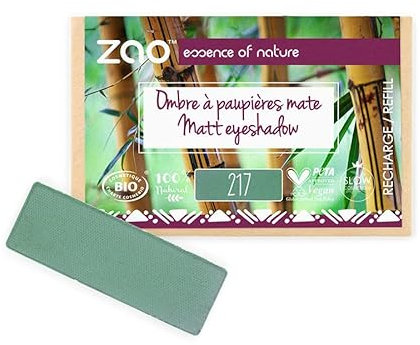 Zao Ombretto Refill rettangolo 217 Verde eucalipto Donna