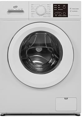 Lavatrice Daya DSW61025M18A, 6 kg, 1000 giri/min, Motore BLDC Inverter, Classe A, Programma Vapore, Risciacquo+, Weight Sensing, Programma Rapido, Profondità Slim 44 cm