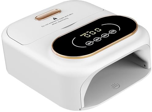Nageldesinfektion, Manikyrsterilisator, 148W HöGeffektiv Desinfektions- Och FöRvaringslåDa, Lcd-PekskäRm med 4 Timersfunktion, InfraröD Sensor, föR GlasöGon, Smycken, SköNhetsverktyg