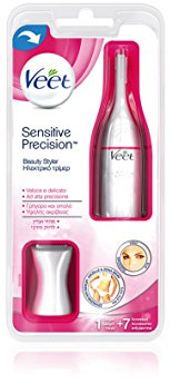 Veet Sensitive Precision Beauty Styler, Rifinitore Viso, Ascelle e Bikini