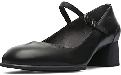 Camper Damen Katie Mary Jane Halbschuhe, Schwarz (Black 1), 39 EU