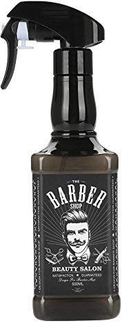 Vaporisateur de coiffure, arrosoir de coiffure outil de cheveux de pulvérisateur d'eau de coiffeur pour l'usage domestique et l'usage de salon de coiffure(Noir)