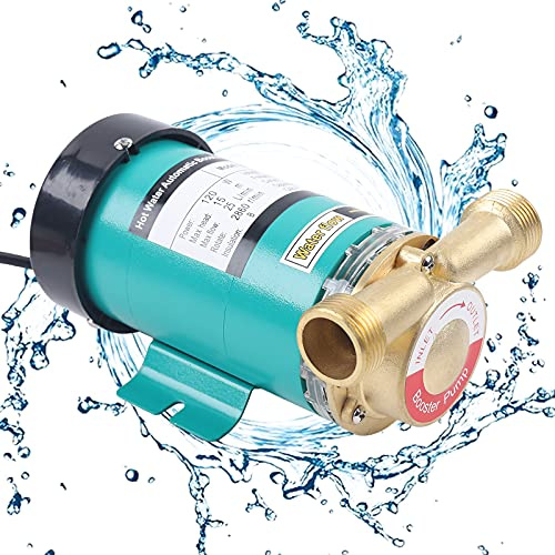 DiLiBee Bomba de aumento de presión de agua de 120 W Booster de agua caliente GR
