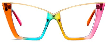 FEISEDY Cat Eye Blue Light Glasses for Women Retro Eyewear Frame B0240