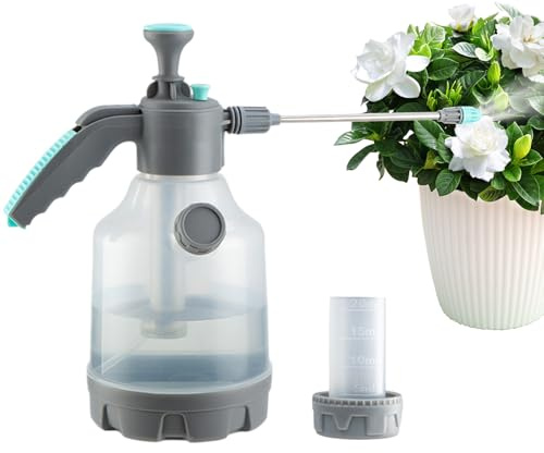 Patifirst Fumigadora Manual, Pulverizador de Presión Manual para Jardín con Capacidad de 3 Litros, Vástago Extensible y Depósito Grande para Limpieza de Plantas en Macetas y Exteriores