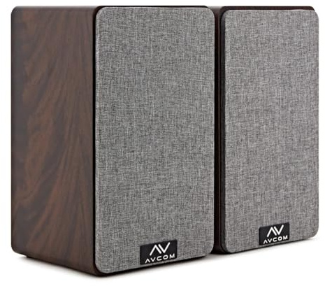 AVCOM Bookshelf 5 Passive Speakers 2 x 45W, Walnut