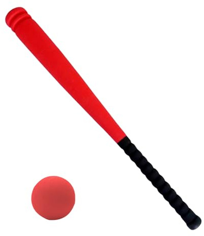 XFUYI Mazza da Baseball in Spugna Morbida per Bambini, Bastone da Baseball con Mazza da Baseball, Mazza da Baseball in Schiuma per Bambini, Set di Mazze da Baseball arrotondate