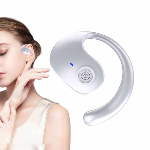Genérico Auriculares colgados, Auriculares inalámbricos - Auriculares inalámbricos con micrófono,Auriculares portátiles para Colocar sobre la Oreja para Correr, Conducir, Andar en Bicicleta y acam