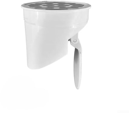 Inserto de drenaje antireflujo para tuberías de alcantarillado compatible con múltiples tamaños de tubería, barrera estable en conjuntos de drenaje de suelo (75 mm)
