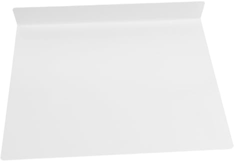 SHINEOFI Protezione Antispruzzo per Lavello in Acrilico, Barriera da Piano D’appoggio per Cucina e Bagno, Bianco, Resistente e Anti-deformazione
