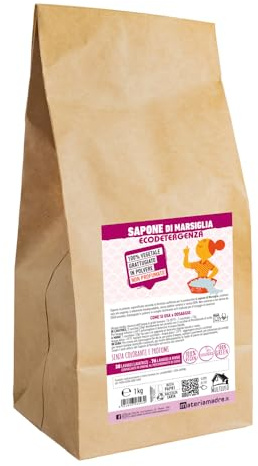Sapone di Marsiglia in polvere 100% vegetale senza profumo