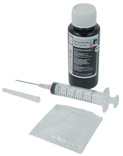 vhbw Nachfülltinte kompatibel mit Canon Pixma G4511, G5050, G6050, G7050, GM2050, GM4050 Drucker - Refilltinte Dye Schwarz, 100ml