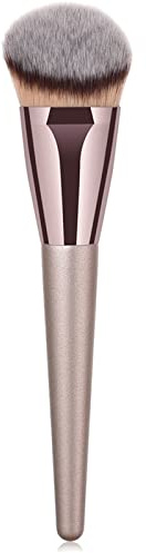 Professional Angled Foundation Brush Premium Synthetic Kabuki Makeup Brush Bronzer Contour Brush Cosmetic Applicator for Blending Liquid Powder BB Cream Vegan Brochas de Maquillaje