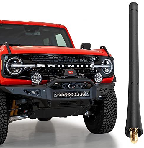 Antenna for Ford Bronco 2019 2020 2021 2022 2023 2024 2025 2026, Short Ford Bronco Antenna Replacement, 7 InchFord Bronco Accessories Upgrade Car FM AM Radio Reception