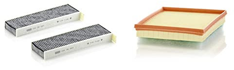 Original MANN-FILTER Innenraumfilter CUK 29 003-2 – Kabinenluftfilter Satz (2er Set) mit Aktivkohle – Für PKW & Original MANN-FILTER Luftfilter C 24 017 – Für PKW