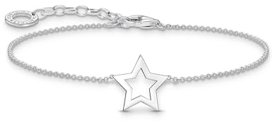 THOMAS SABO Armband mit Stern-Anhänger 925 Sterlingsilber A2162-001-21