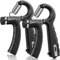 Byitin 2er Set Handtrainer Unterarmtrainer mit Zählfunktion, Hand Unterarm Trainingsgerät, Grip Griffkraft Trainer Einstellbarer Widerstand 5-60KG, für Sportler und Handrehabilitation