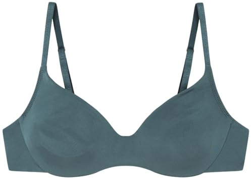 Women'secret Sujetador con Aros, Verde Gris, 90B