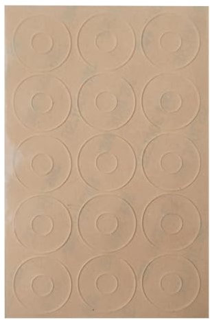 Ruler Grip Dots - Pegatinas de agarre para regla deslizante, anillos adhesivos antideslizantes transparentes | Agarres seguros, agarres antideslizantes para una mayor precisión