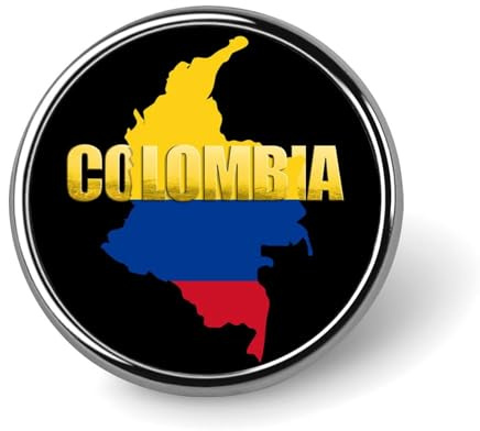(Colombia) Banderas Novedad Pin Insignia Pin de Solapa Broche Insignia Corbata Joyería Decoración para Sombreros Chaquetas Camisas