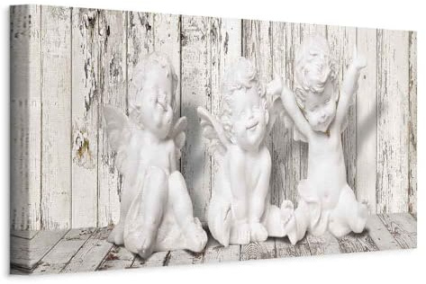 murando - Quadro Acustico Retrò 90x30 cm 1 Pezzo - Stampa su Tela Schiuma Acustica - Quadri Fonoassorbenti Decorativi Moderni - Protezione dai Rumori Camera da Letto - Legno h-A-0067-b-a