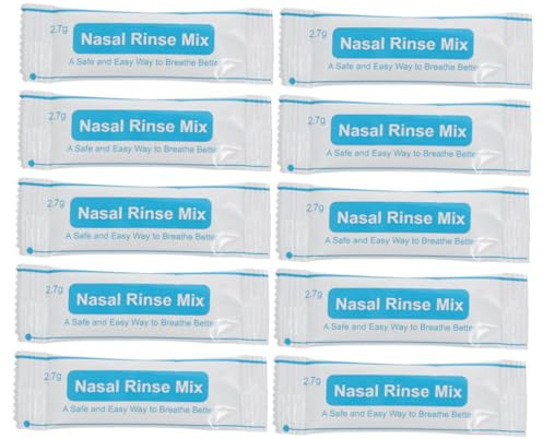 WEKAMOS 1 Låda Nasal Rinse Salt Packets Instant Dissolving Saline For Nasal Cleaning And Protection Safe Multi-use Mix For And Adults Convenient Fast-melt Formula