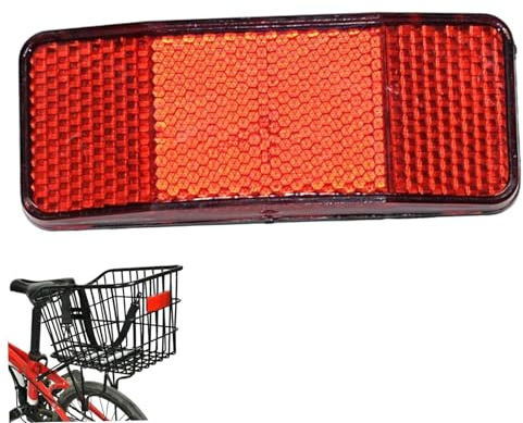 Uanqfegy Cykelreflektor skruvfäste – säkerhetscykel bakljus, slitstark för bak, reflekterande hög synlighet för nattridning