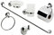 Cassellie 0908001 Bathroom Accessories Set Metal (6 Pieces)