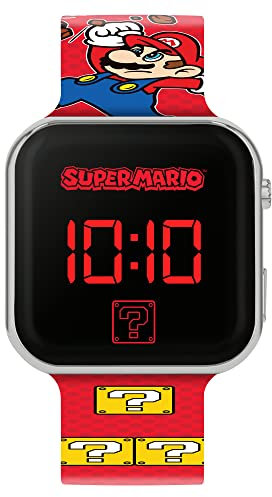 Digitale Quarzuhr für Jungen von Mario mit Kunststoffarmband GSM4107