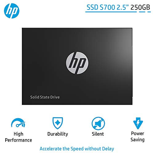 HP 2DP98AA ABB - Disco duro interno SSD de 250 GB, color negro