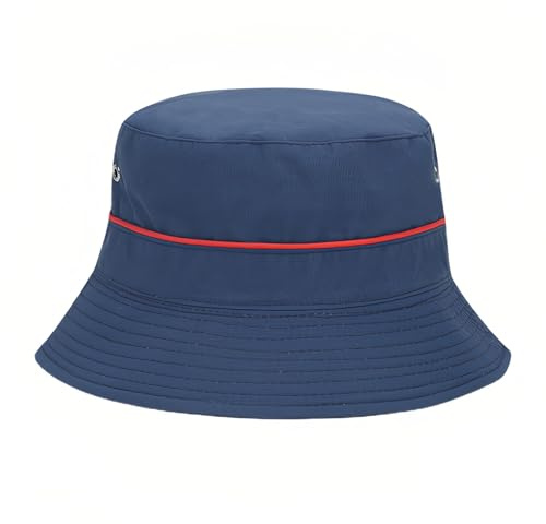 YAMEIZE Snygg snabbtorkande hinkhatt – för kvinnor män tonåringar vattentät fiskare klassisk stil solhatt vandring sommar strand fiske utomhus, marinblå, one size