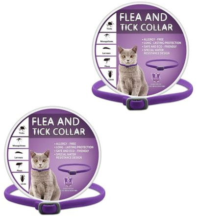 2 Pack Cat Collar: For Large Medium & Small Cats with Adjustable Design - Also Suitable for Puppy over 6 weeks