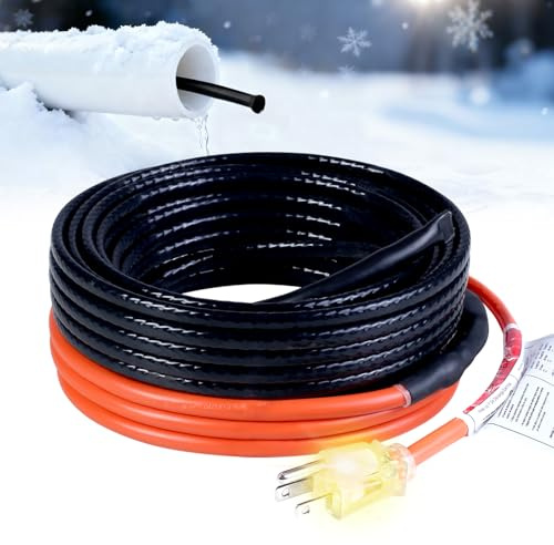 HEATIT JHSF1-CT 24FT Self-Regulating Heating Cable, 120V