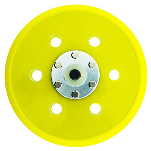 1 x SabreCut OSSCDA002 150mm 5/16 Thread 6 Hole Medium Density Random Orbital Sander Hook & Loop Backing Pad Compatible with Dual Action Sanders