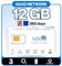 Wave Connect Quad Network Data Only SIM, Three, EE, O2, Vodafone, 4G LTE + 5G Prepaid, Activates On First Use, Includes UK, Ireland, EU, For Unlocked IoT Devices, Security Cameras (12GB | 12 Months)
