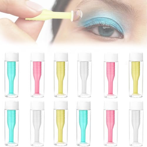 12 Set Kontaktlinsensauger, Linsensauger für harte Linsen, Formstabile Jahreslinsen und Kontaktlinsen, mehrfarbig