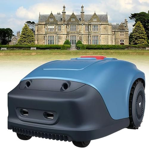 WEIMILOR Tondeuse Robot Jardin avec Délimitation par Fil - 1000m² Surface, Réglage Hauteur 20-50mm, Adaptée aux Terrains Inclinés 33°, Mode Silencieux