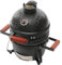 Keramikgrill BBQ Holzkohle Grill, Ø 50 cm Kamado Smoker-Grill Set mit Thermometer Campinggrill Ceramic Rund Holzkohle