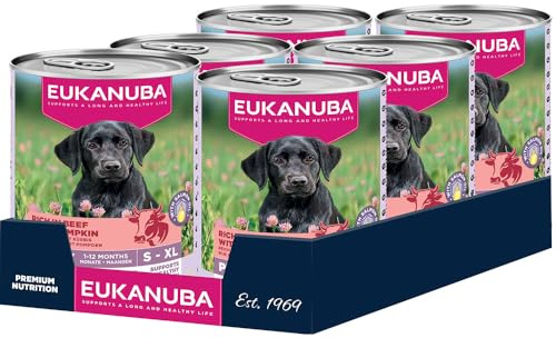 Eukanuba Puppy Grain Free Wet Dog Food Beef & Pumpkin 6 x 400g
