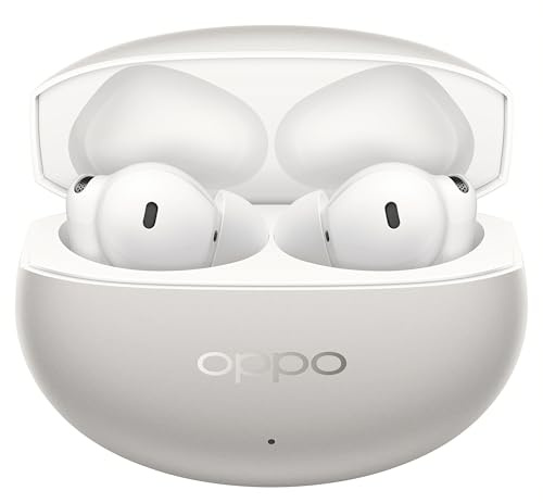 Oppo Enco X3s Casque sans Fil Bluetooth 5.4, Son Hi-FI avec Dynaudio, Annulation Active du Bruit 55 DB, jusqu'à 45 h de Batterie, Faible Latence 94 ms, IP55, contrôle Tactile - Argenté